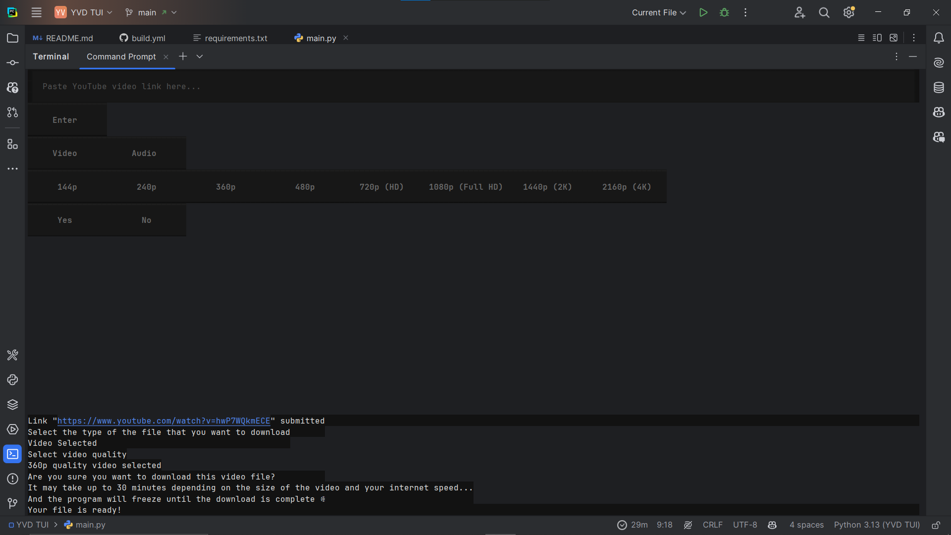 Youtube Video Downloader
